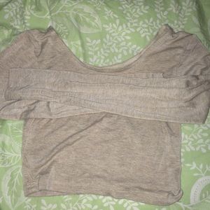 AA long sleeve crop top