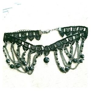 Gothic chain choker