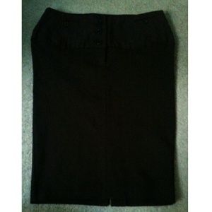 Black Pin Up Pencil Skirt