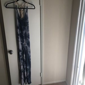 Tie dye maxi dress
