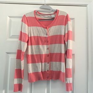Kersh soft striped cardigan