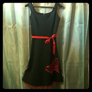 Dress with butterfly design
