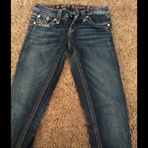 Women's rock revival skinny jeans