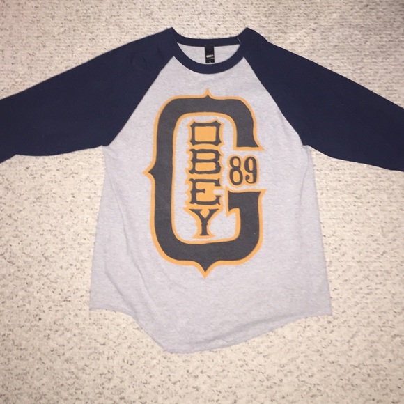 Obey baseball shirt