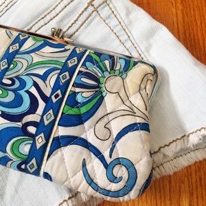 🍉Mediterranean White Clasp Wallet