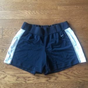 Nike navy blue running shorts