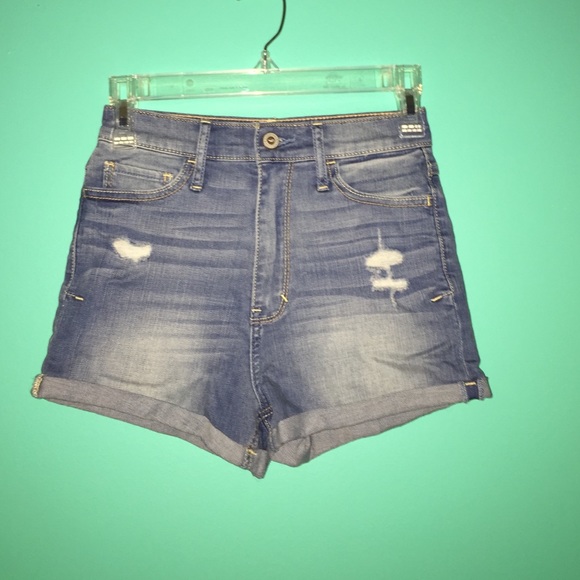 Hollister high-waisted Jean shorts size 0.