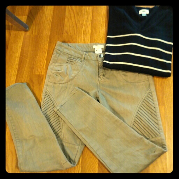Romeo and Juliet Couture Moto Jeans