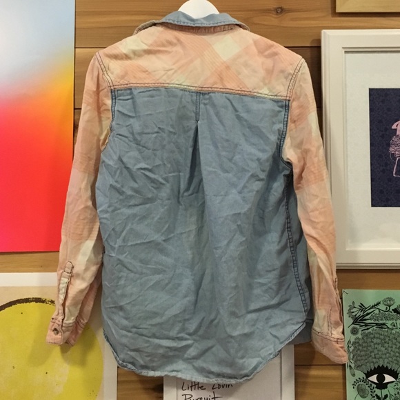 *SOLD* Chambray flannel mashup - Picture 2 of 2