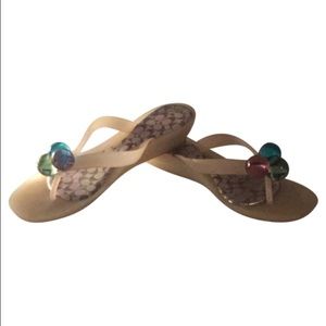 Coach rubber sandals