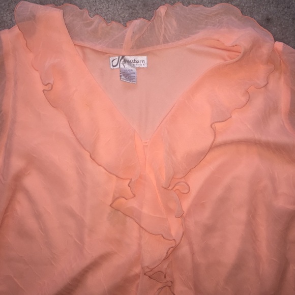 Coral blouse - Picture 2 of 4