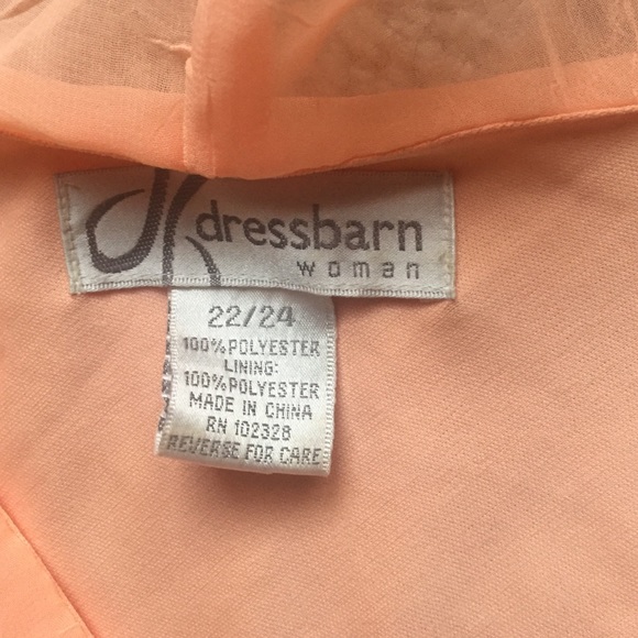 Coral blouse - Picture 3 of 4