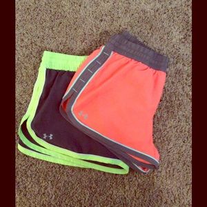 2 UA workout shorts