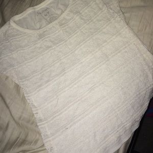 white see through Aeropostale t