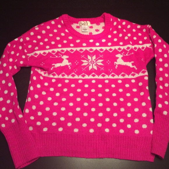 Hot Pink Christmas Sweater