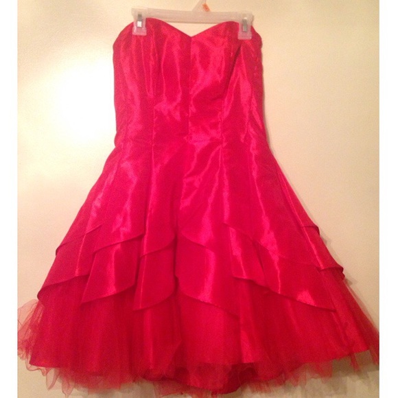 Red homecoming dress