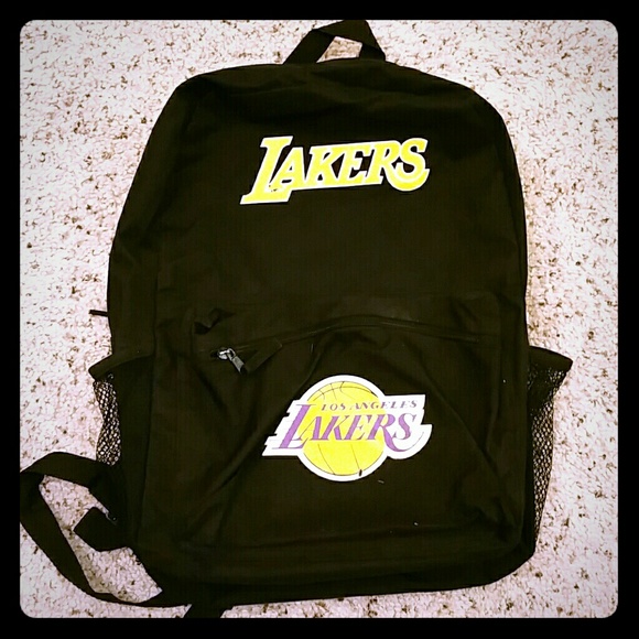 Black lakers back pack