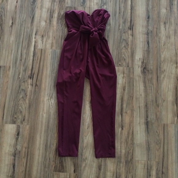 Maroon Jumpsuit