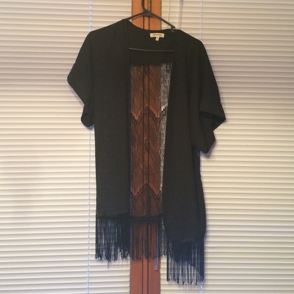 Kimono with Lace Back