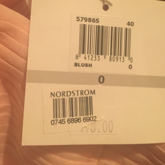 Donna Morgan Strapless Chiffon Dress NWT Prom! - Picture 3 of 3