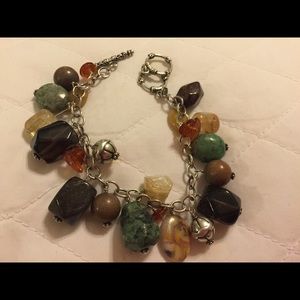 Silpada multi-stone bracelet.  7 inches.