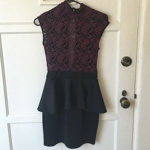 Peplum dress.