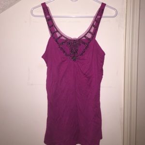 Embroidered Tank Top