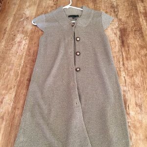 MISS ME GOLD LONG SWEATER - never worn