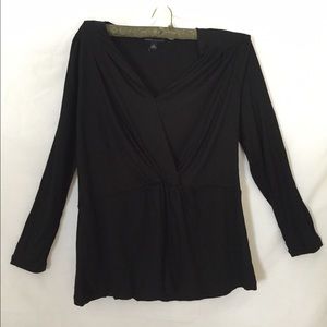 Peplum wrap top