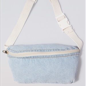 American apparel denim fanny pack