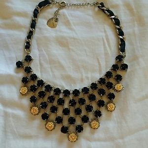 Betsey Johnson Rosette Necklace