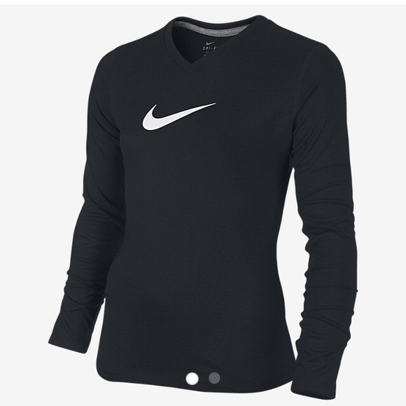 NWT Girls XL swoosh long sleeve