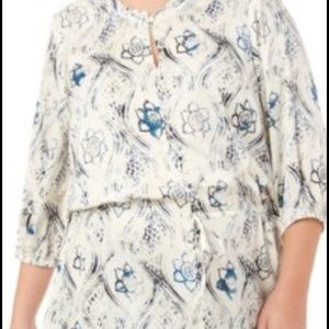 EUC 2X Melissa McCarthy for Seven7 Tunic Top