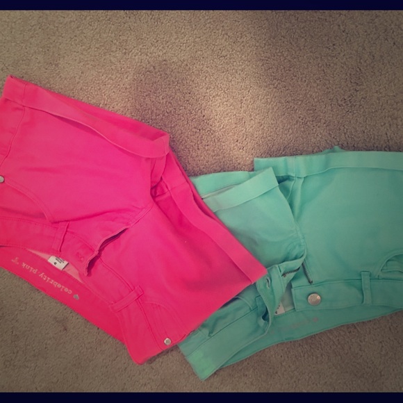 Mint and pink shorts - Picture 1 of 3
