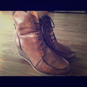 Wedge heel boots