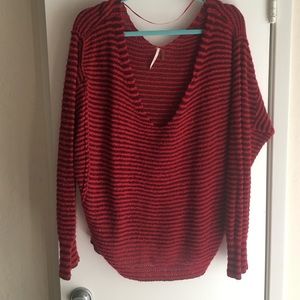 Striped free people sweater!