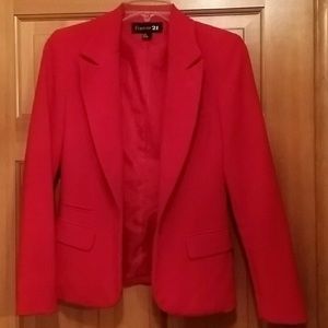 Red blazer