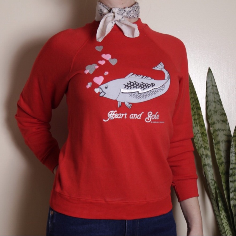 Vintage 'Heart and Sole' Sweatshirt❤️ Perfect4Vday