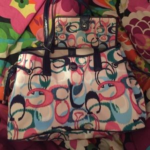 Authentic Coach Purse and matching wallet