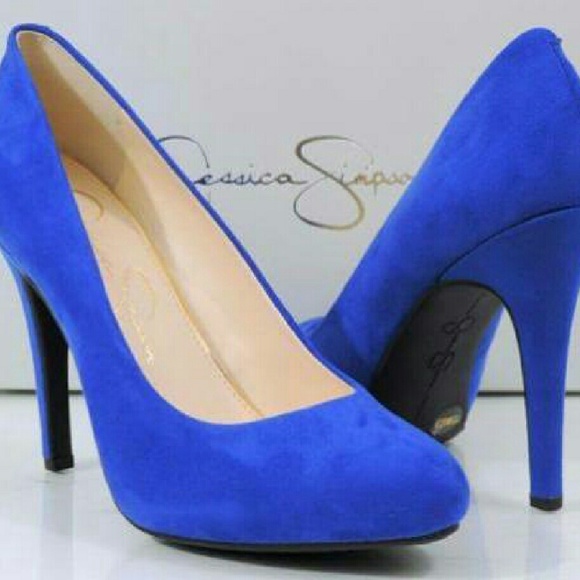 Jessica Simpson size 7.5 royal blue heels