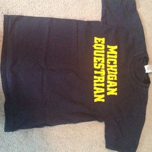 Michigan equestrian t shirt