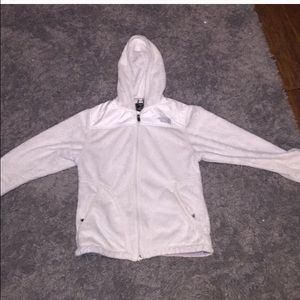 White north face jacket