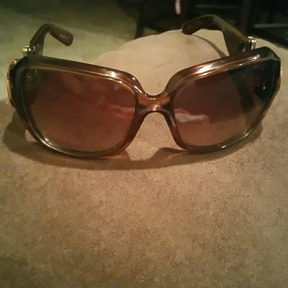 GUCCI BAMBOO HORSEBIT BROWN SUNGLASSES