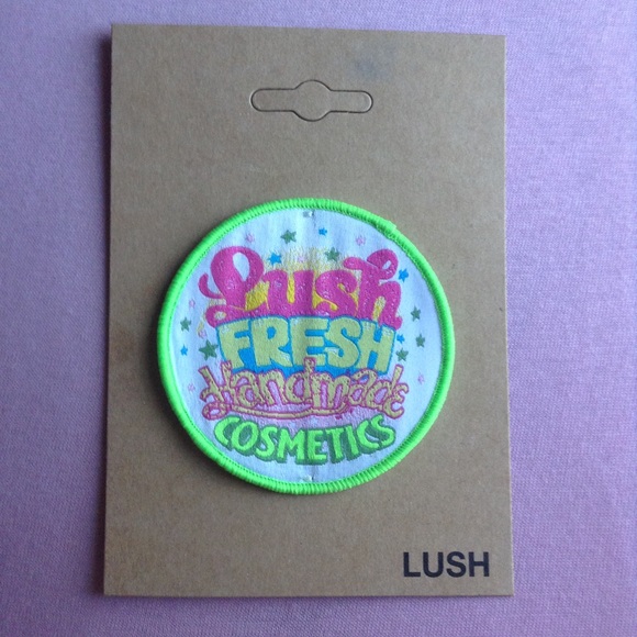 Lush Cosmetics iron-on patch