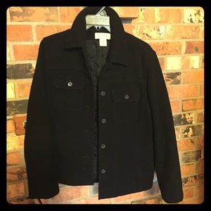 Black pea coat