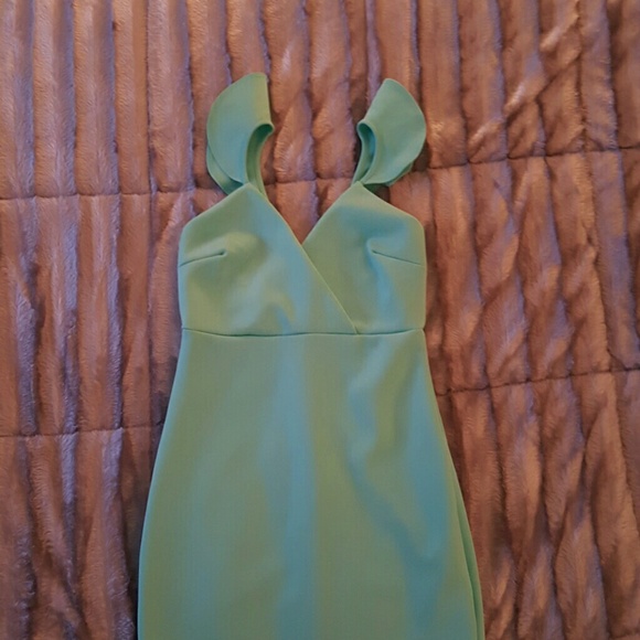 Ruffle strap dress