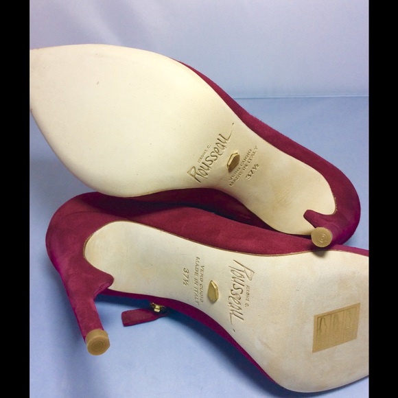 Jerome Rousseau Kolar Red Suede Bootie