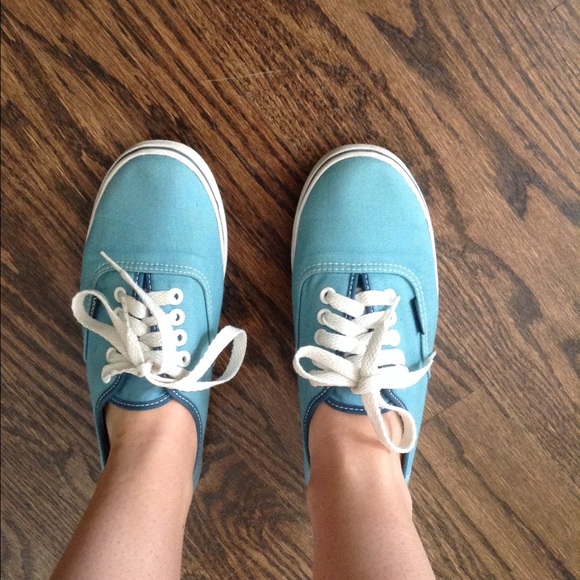 Teal Blue Vans