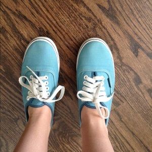 Teal Blue Vans