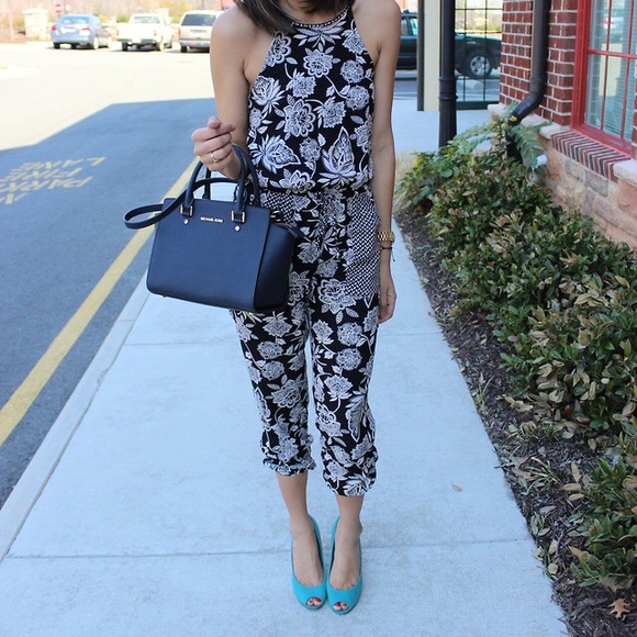 Floral jumpsuit
